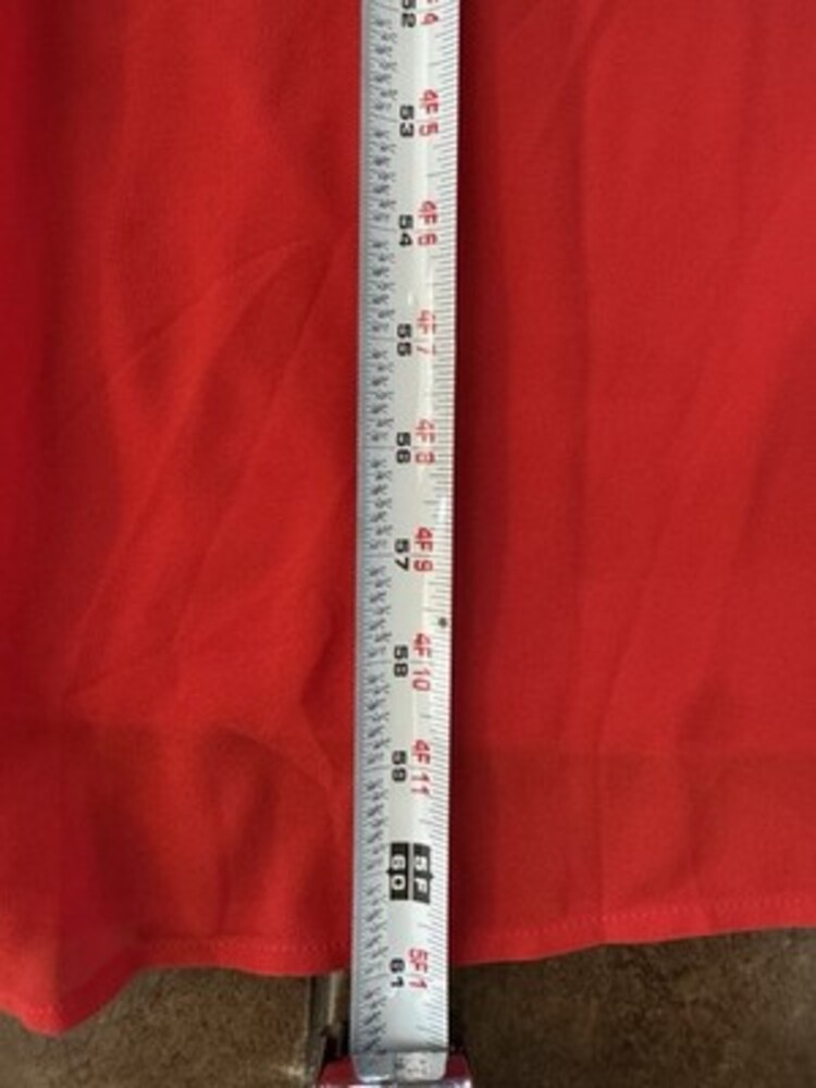 Lulus Formal Event Red Maxi Dress Halter Style Size M  Top NWT - Picture 11 of 11